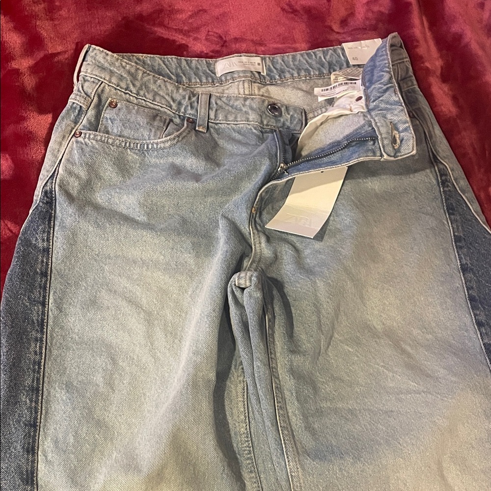Zara’s Z1975 Two tone jeans- adorable